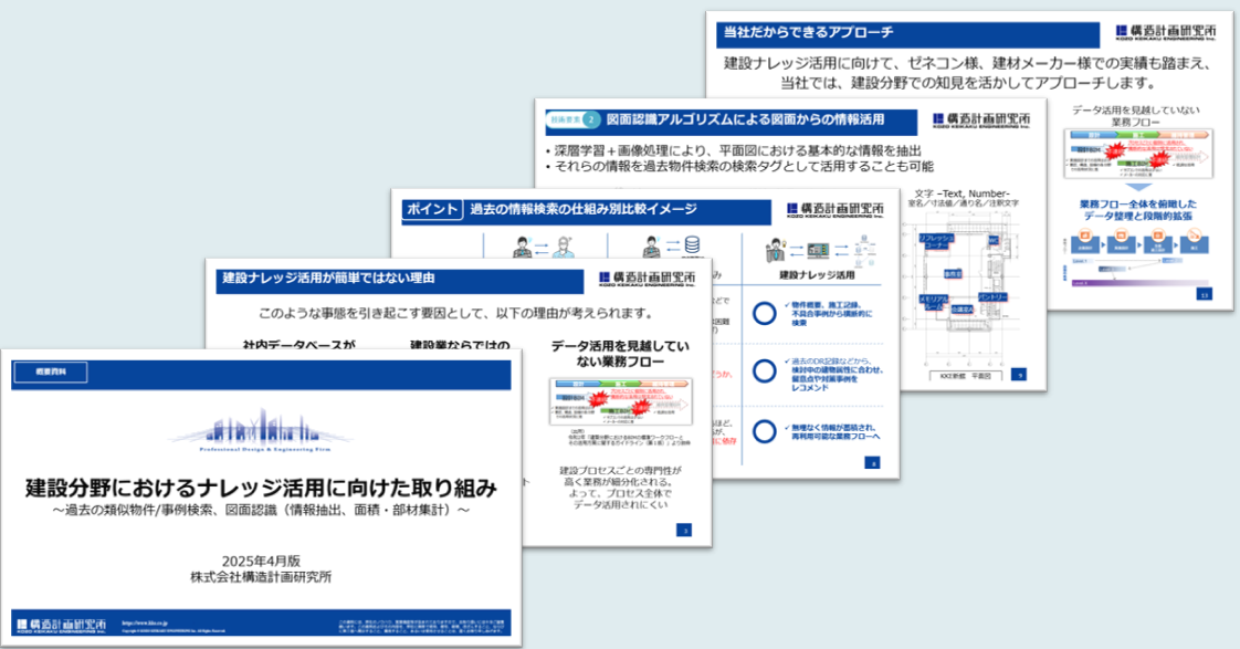 建設分野におけるナレッジ活用に向けた取り組み